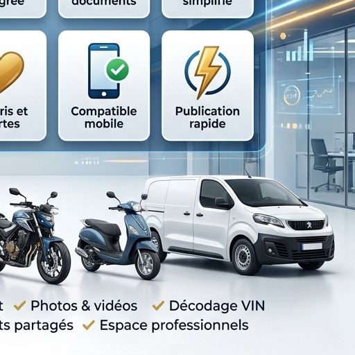 Partager ses documents dans l'annonce
