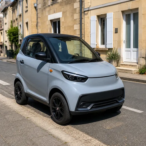 Image générée par intelligence artificielle Acheter une voiture sans permis d'occasion : le guide — illustration générée par IA