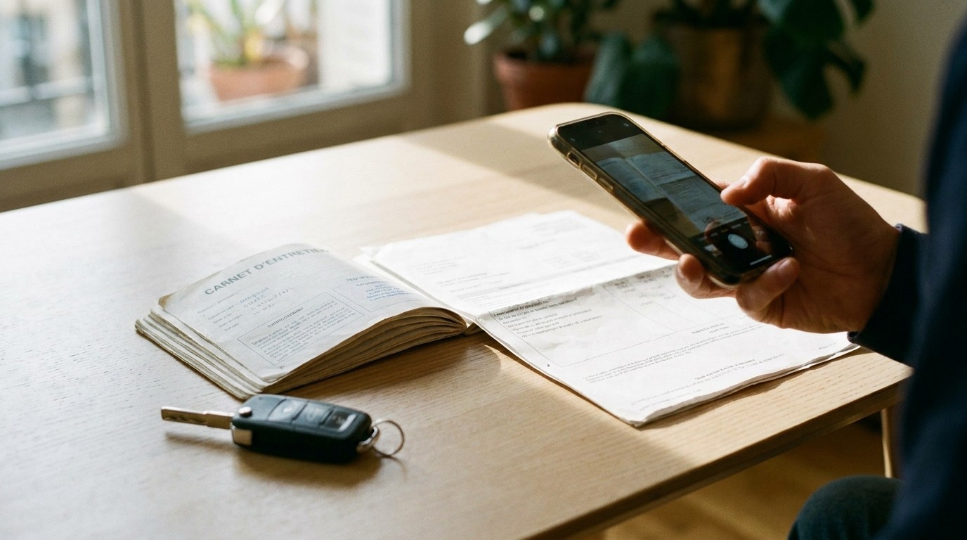 Partager ses documents dans l'annonce
